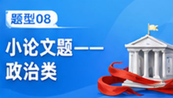 题型08小论文题——政治类